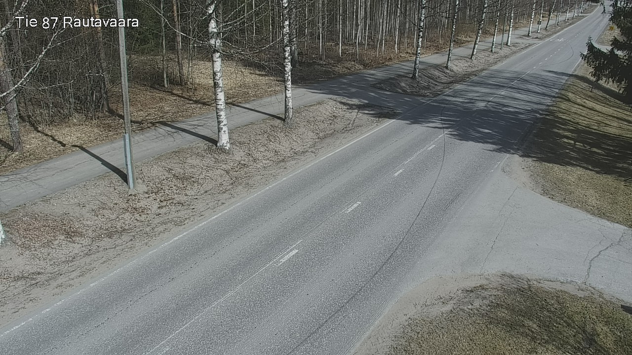 Weather Camera Image Väg 87 Rautavaara, Rautavaara, Pohjois-Savo