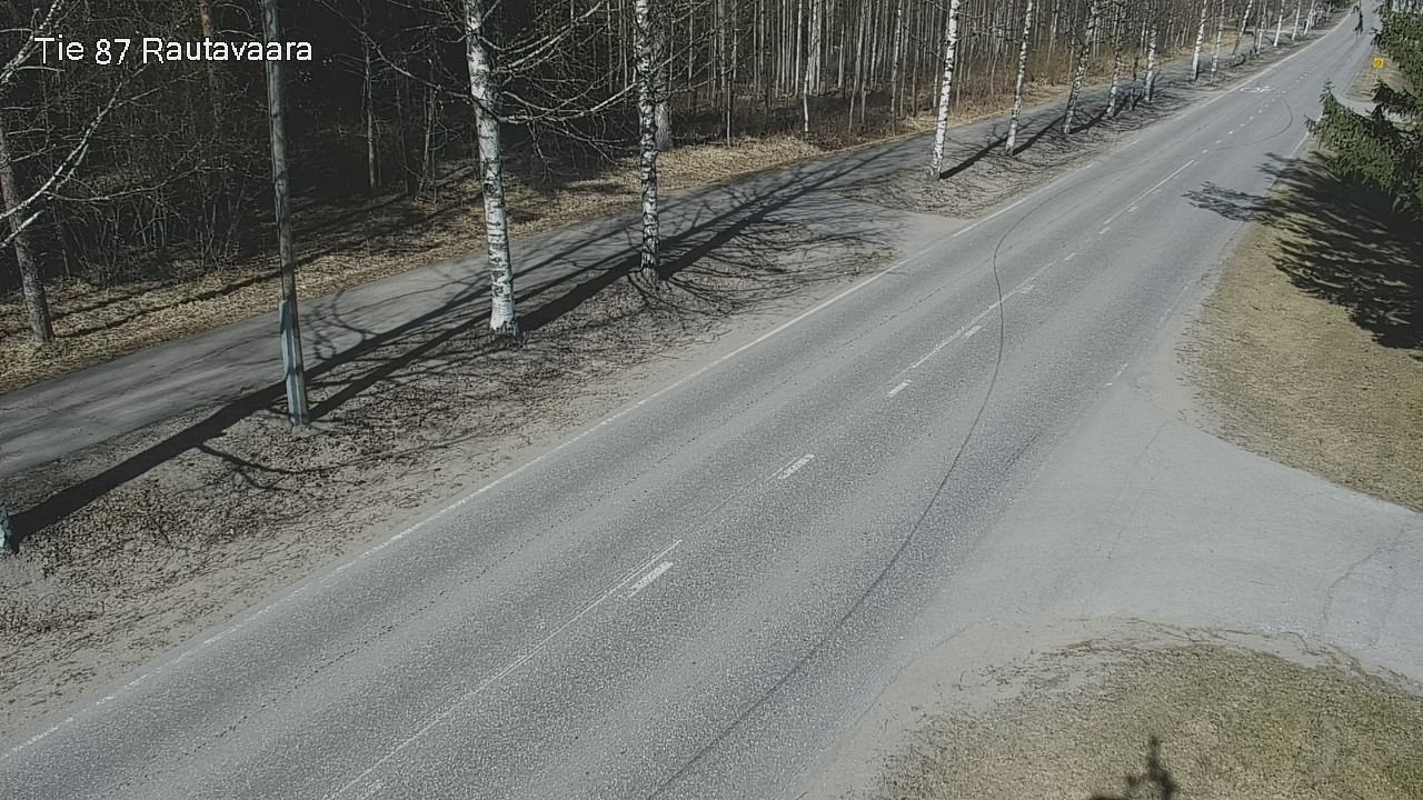Weather Camera Image Väg 87 Rautavaara, Rautavaara, Pohjois-Savo