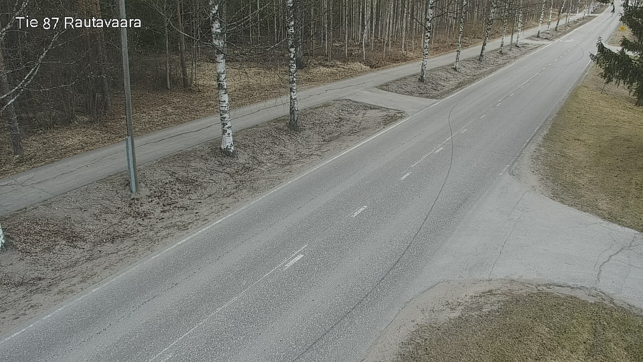 Weather Camera Image Väg 87 Rautavaara, Rautavaara, Pohjois-Savo