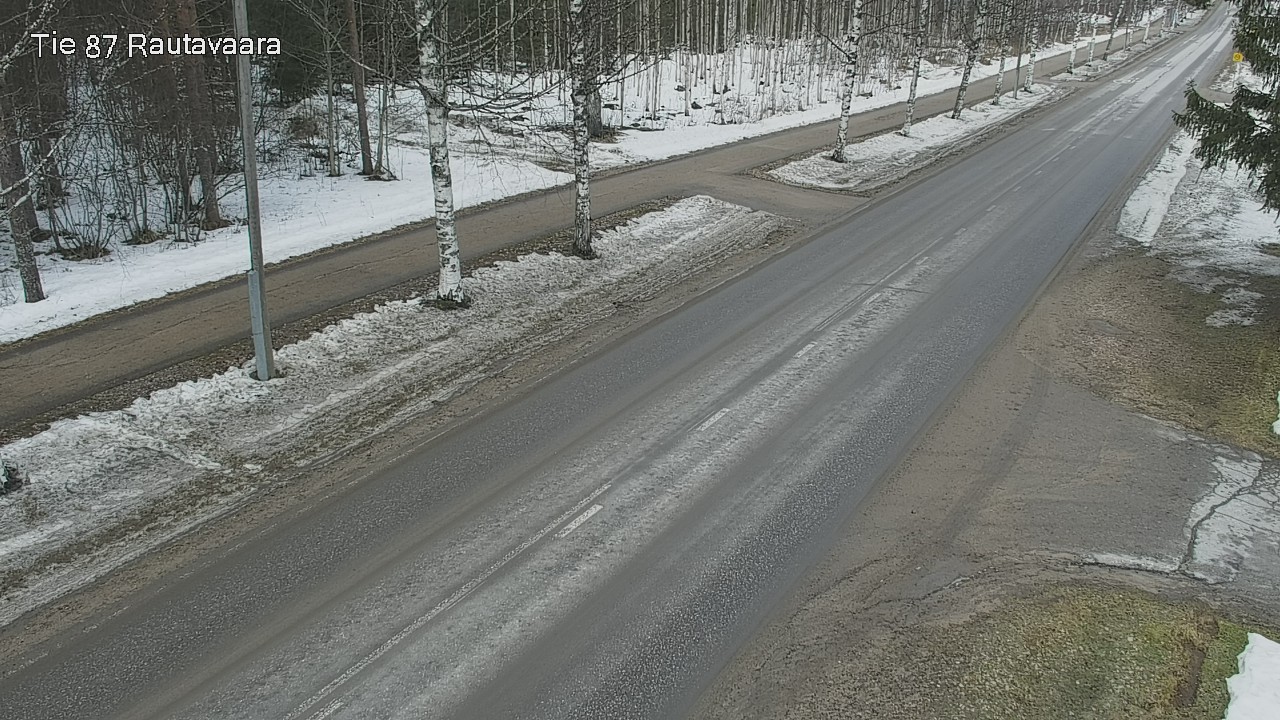 Weather Camera Image Väg 87 Rautavaara, Rautavaara, Pohjois-Savo