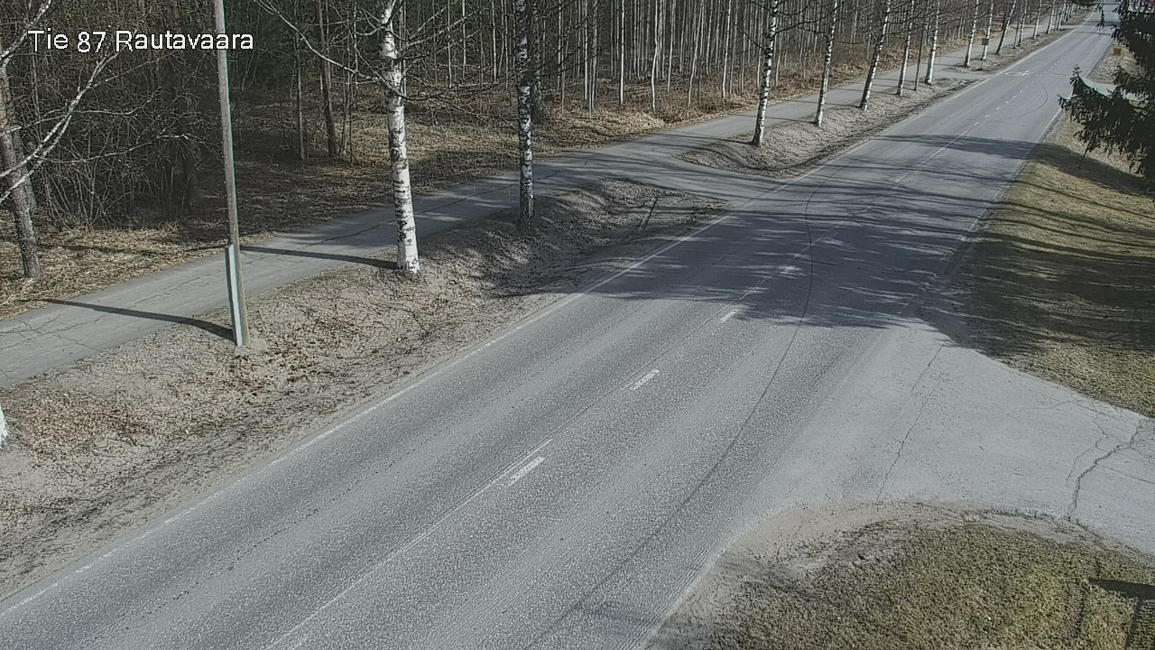 Weather Camera Image Väg 87 Rautavaara, Rautavaara, Pohjois-Savo