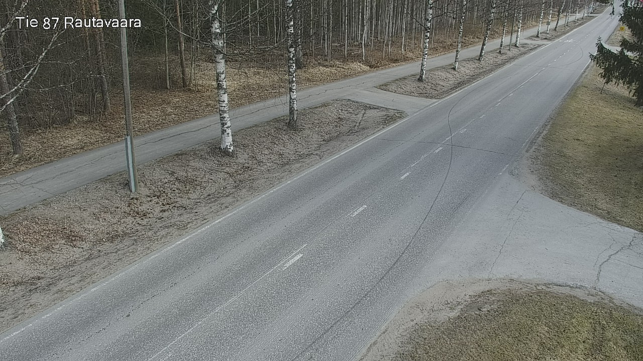 Weather Camera Image Väg 87 Rautavaara, Rautavaara, Pohjois-Savo