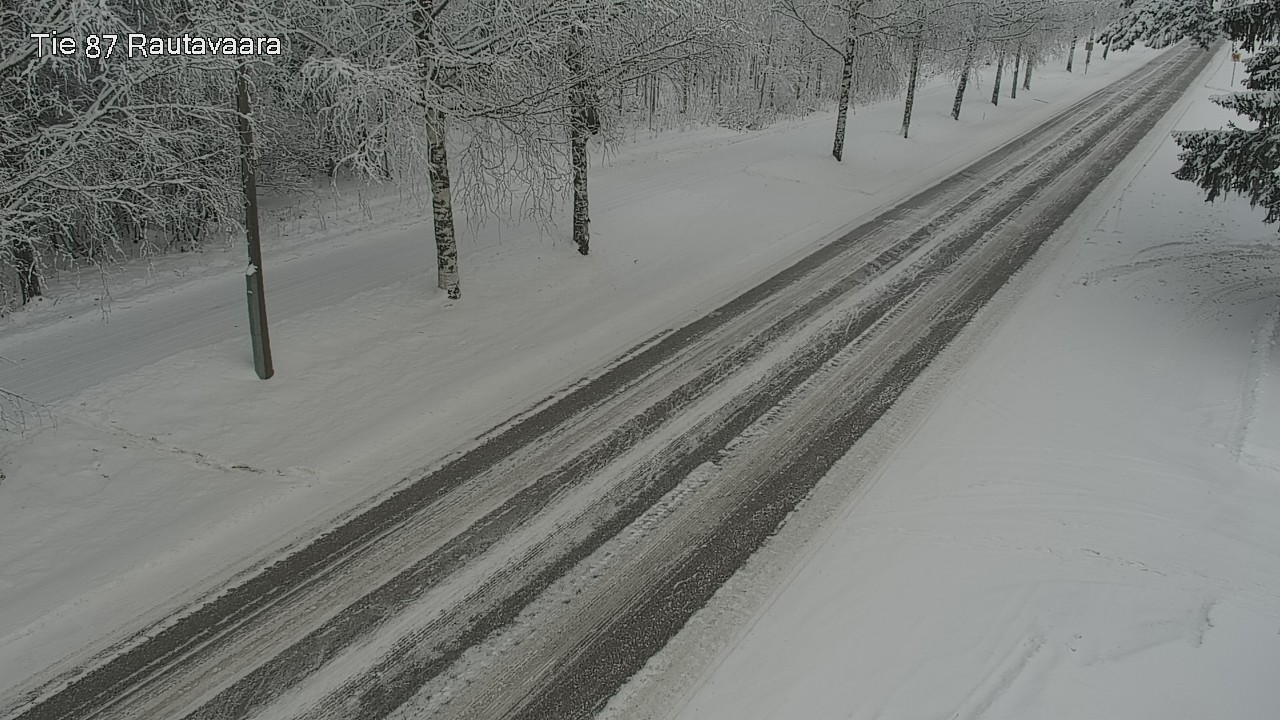 Weather Camera Image Road 87 Rautavaara, Rautavaara, Pohjois-Savo