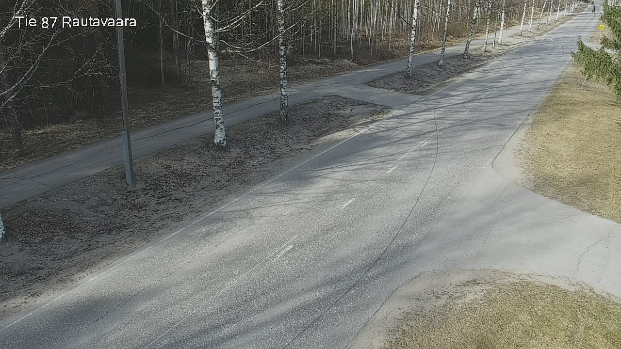 Weather Camera Image Väg 87 Rautavaara, Rautavaara, Pohjois-Savo