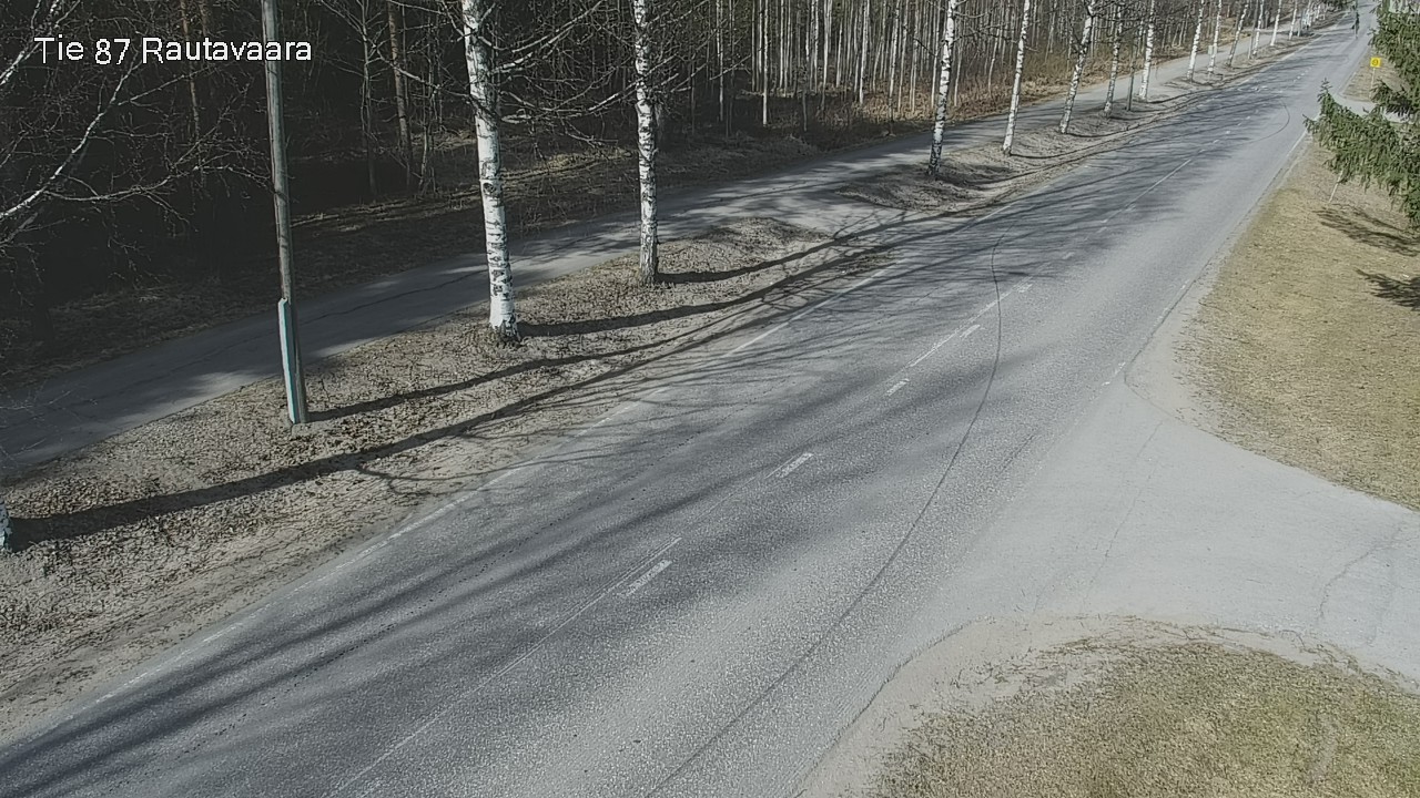 Weather Camera Image Väg 87 Rautavaara, Rautavaara, Pohjois-Savo