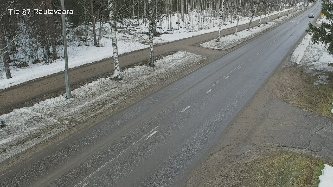 Weather Camera Image Road 87 Rautavaara, Rautavaara, Pohjois-Savo