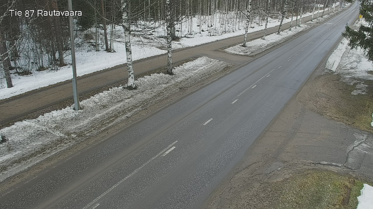 Weather Camera Image Road 87 Rautavaara, Rautavaara, Pohjois-Savo