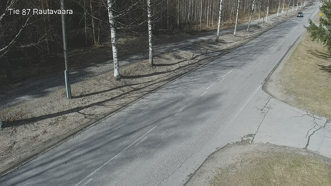Weather Camera Image Road 87 Rautavaara, Rautavaara, Pohjois-Savo