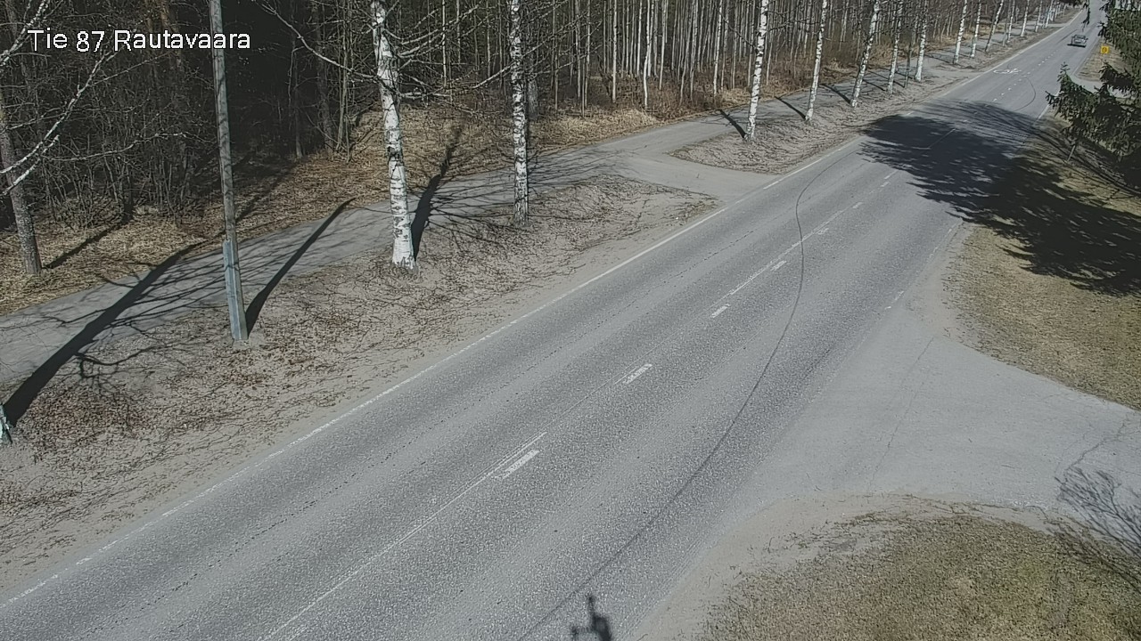 Weather Camera Image Väg 87 Rautavaara, Rautavaara, Pohjois-Savo