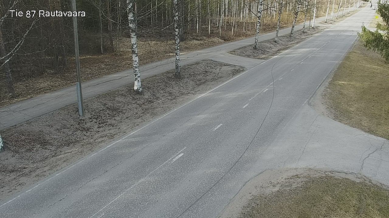 Weather Camera Image Väg 87 Rautavaara, Rautavaara, Pohjois-Savo