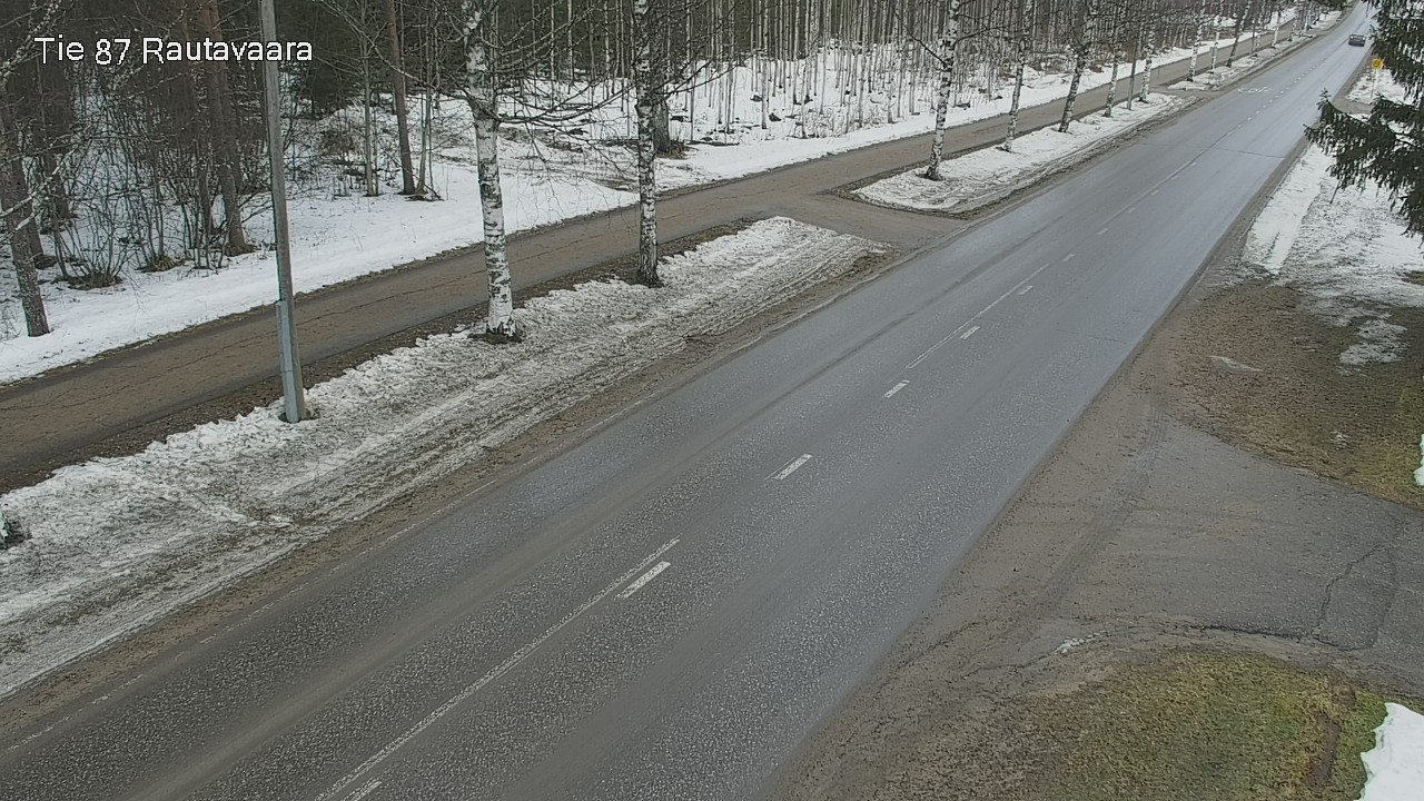 Weather Camera Image Road 87 Rautavaara, Rautavaara, Pohjois-Savo