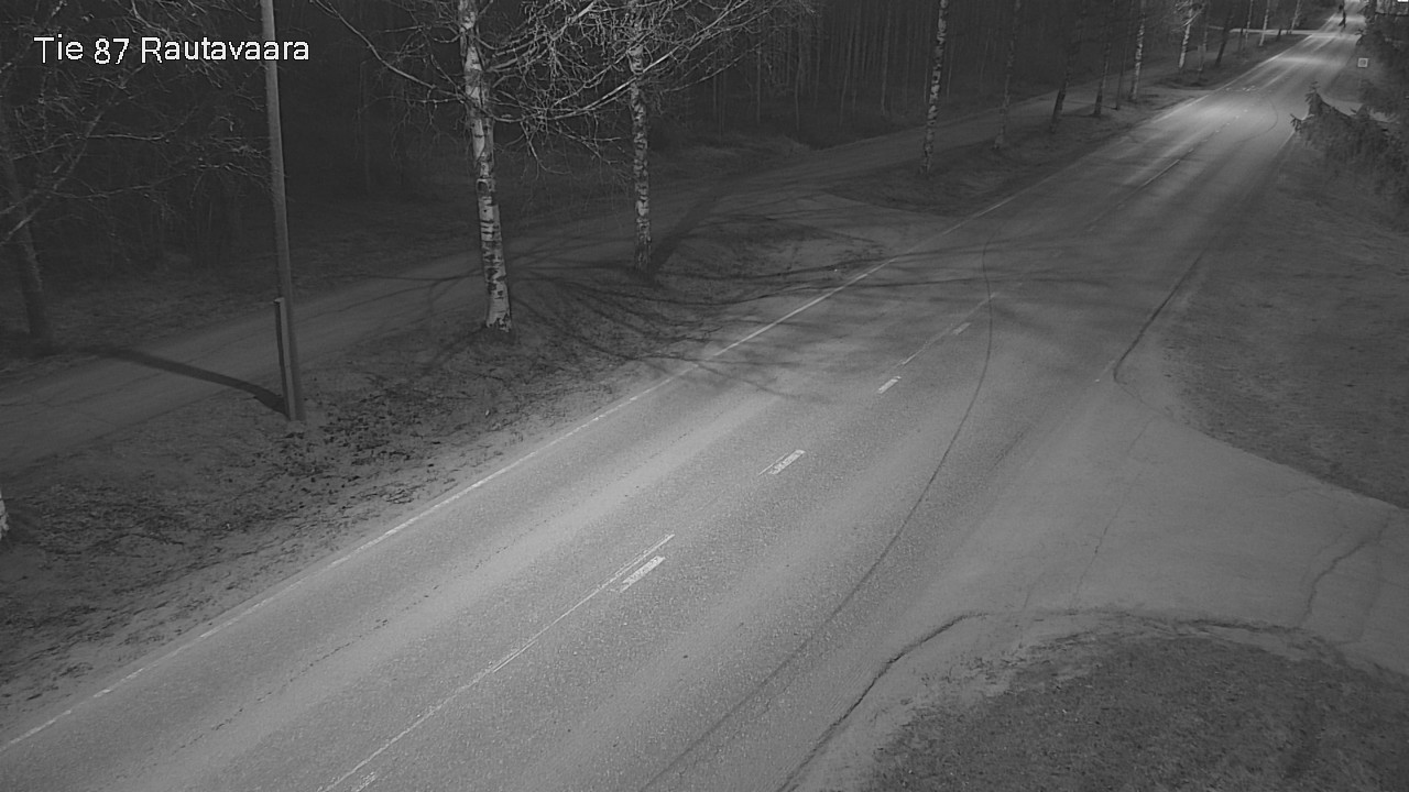 Weather Camera Image Väg 87 Rautavaara, Rautavaara, Pohjois-Savo