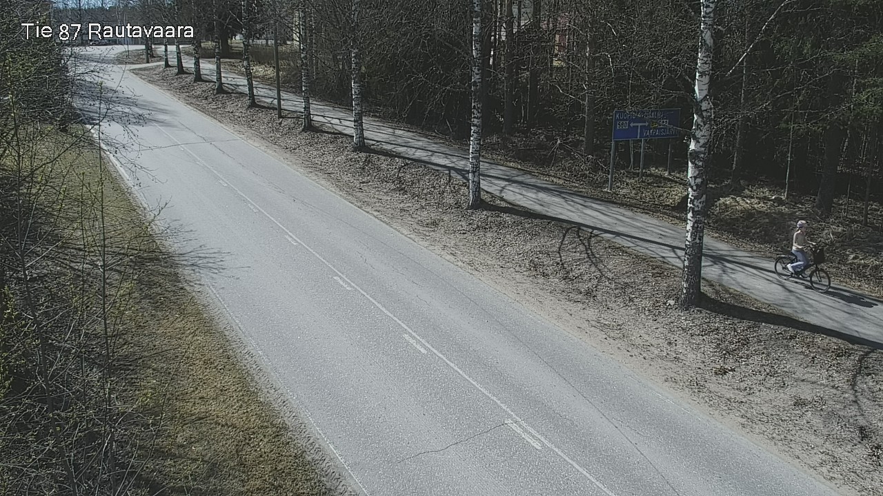 Weather Camera Image Road 87 Rautavaara, Rautavaara, Pohjois-Savo