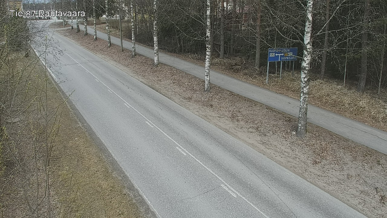 Weather Camera Image Road 87 Rautavaara, Rautavaara, Pohjois-Savo