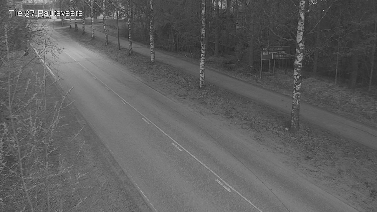 Weather Camera Image Road 87 Rautavaara, Rautavaara, Pohjois-Savo