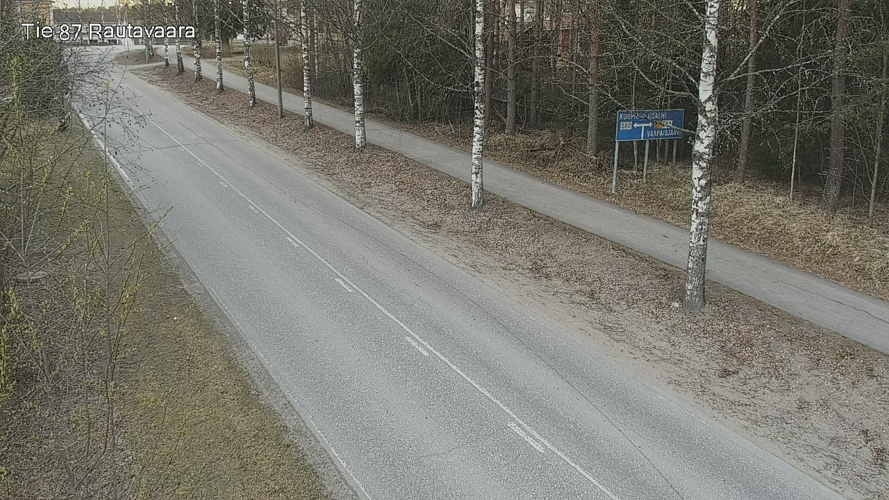 Weather Camera Image Road 87 Rautavaara, Rautavaara, Pohjois-Savo