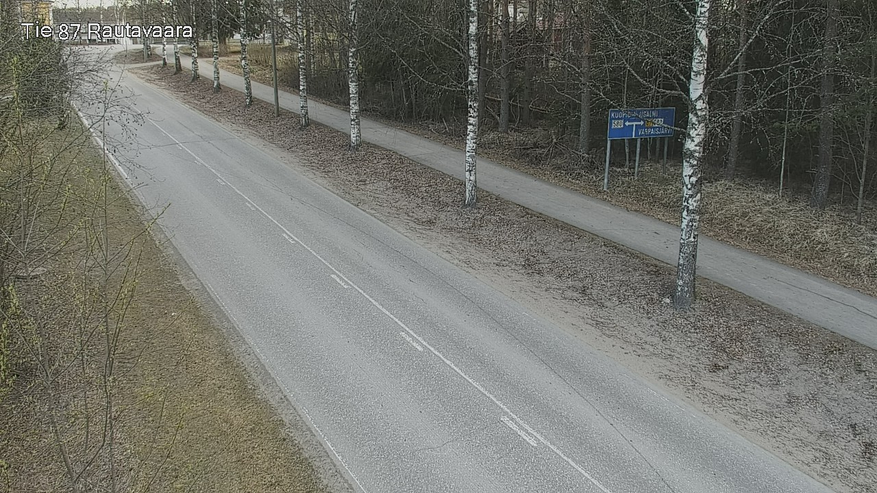 Weather Camera Image Road 87 Rautavaara, Rautavaara, Pohjois-Savo