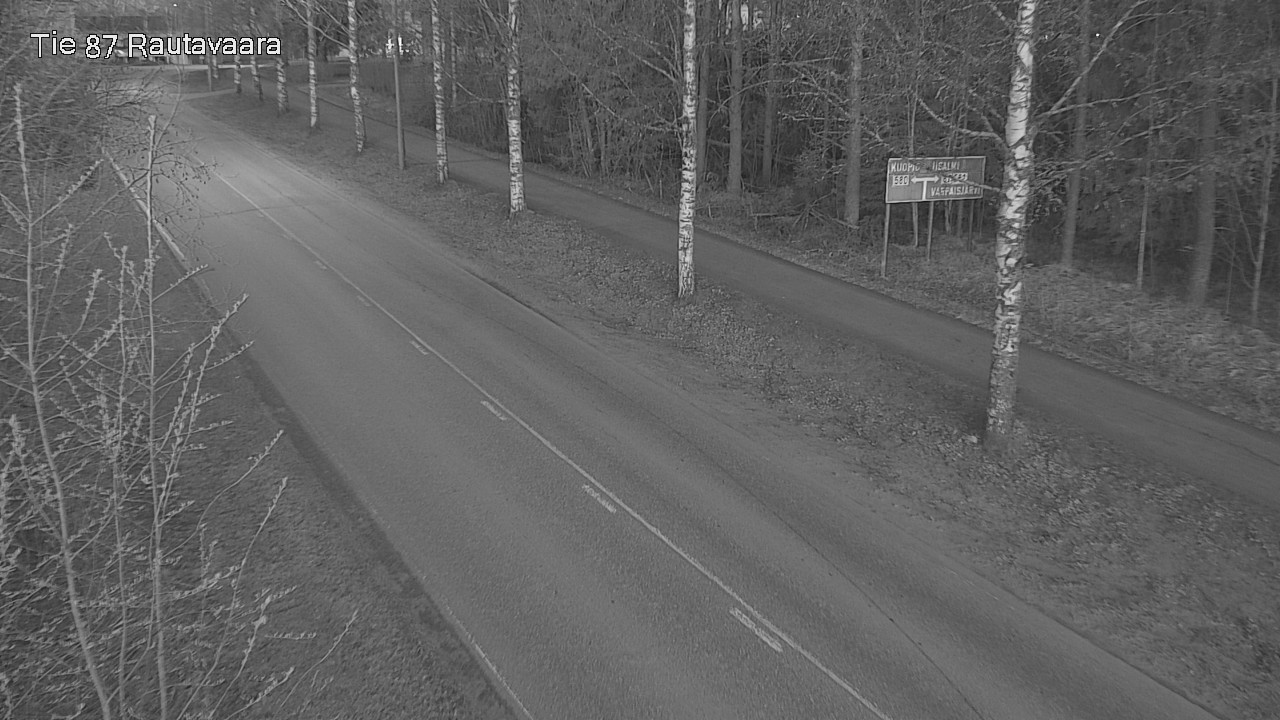 Weather Camera Image Väg 87 Rautavaara, Rautavaara, Pohjois-Savo