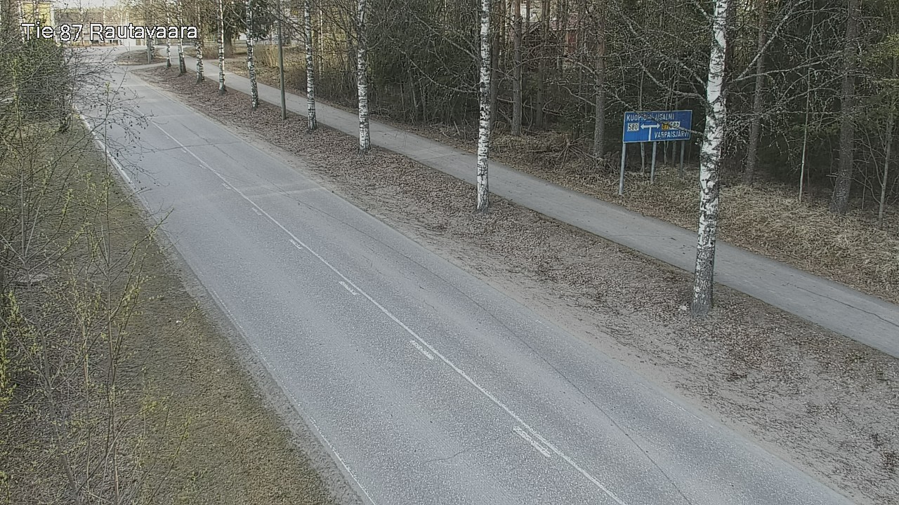 Weather Camera Image Road 87 Rautavaara, Rautavaara, Pohjois-Savo