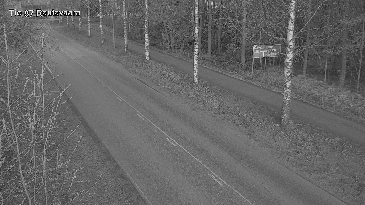 Weather Camera Image Väg 87 Rautavaara, Rautavaara, Pohjois-Savo