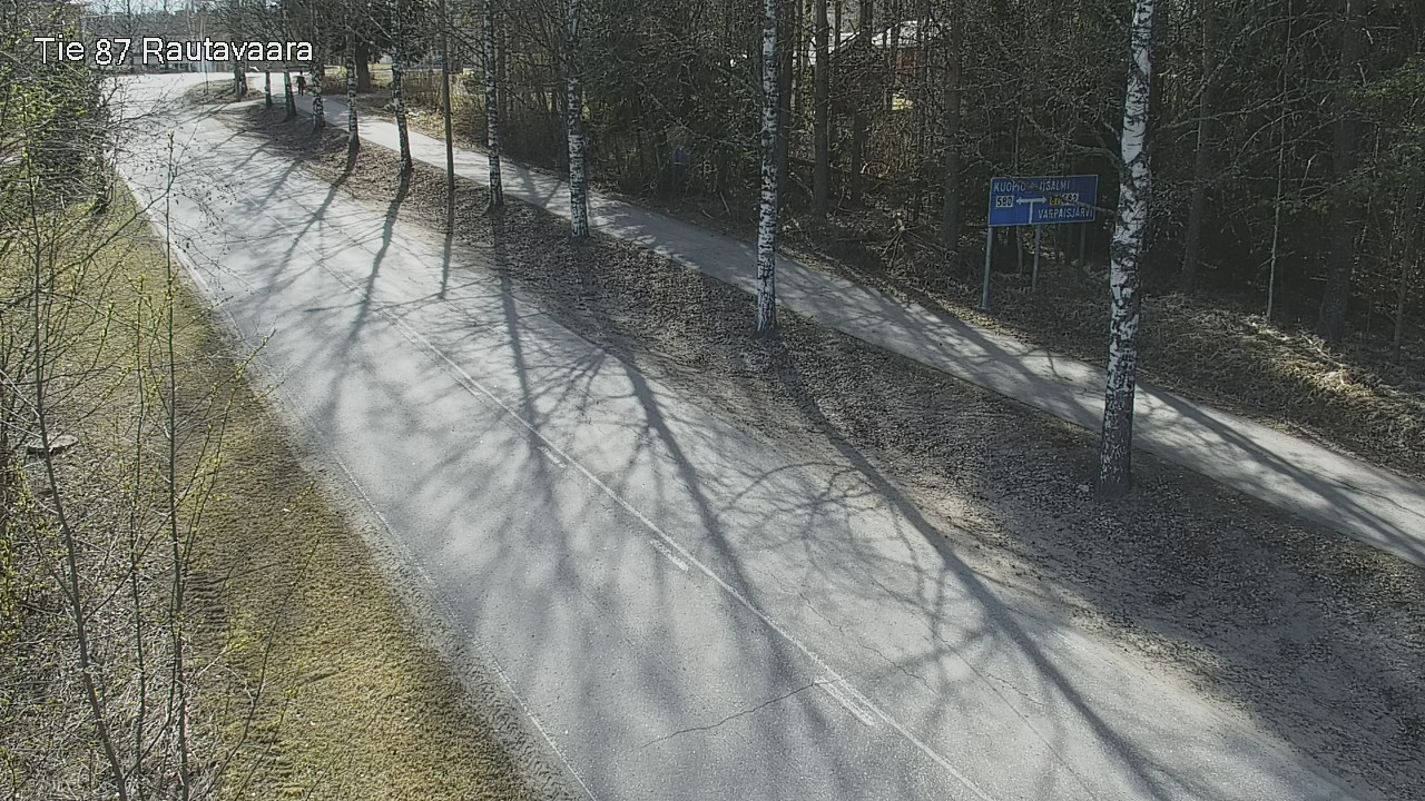 Weather Camera Image Road 87 Rautavaara, Rautavaara, Pohjois-Savo