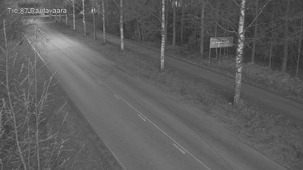Weather Camera Image Väg 87 Rautavaara, Rautavaara, Pohjois-Savo