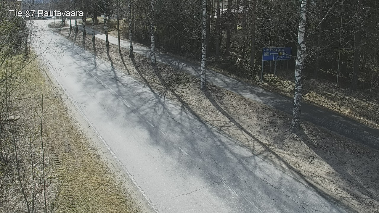 Weather Camera Image Road 87 Rautavaara, Rautavaara, Pohjois-Savo
