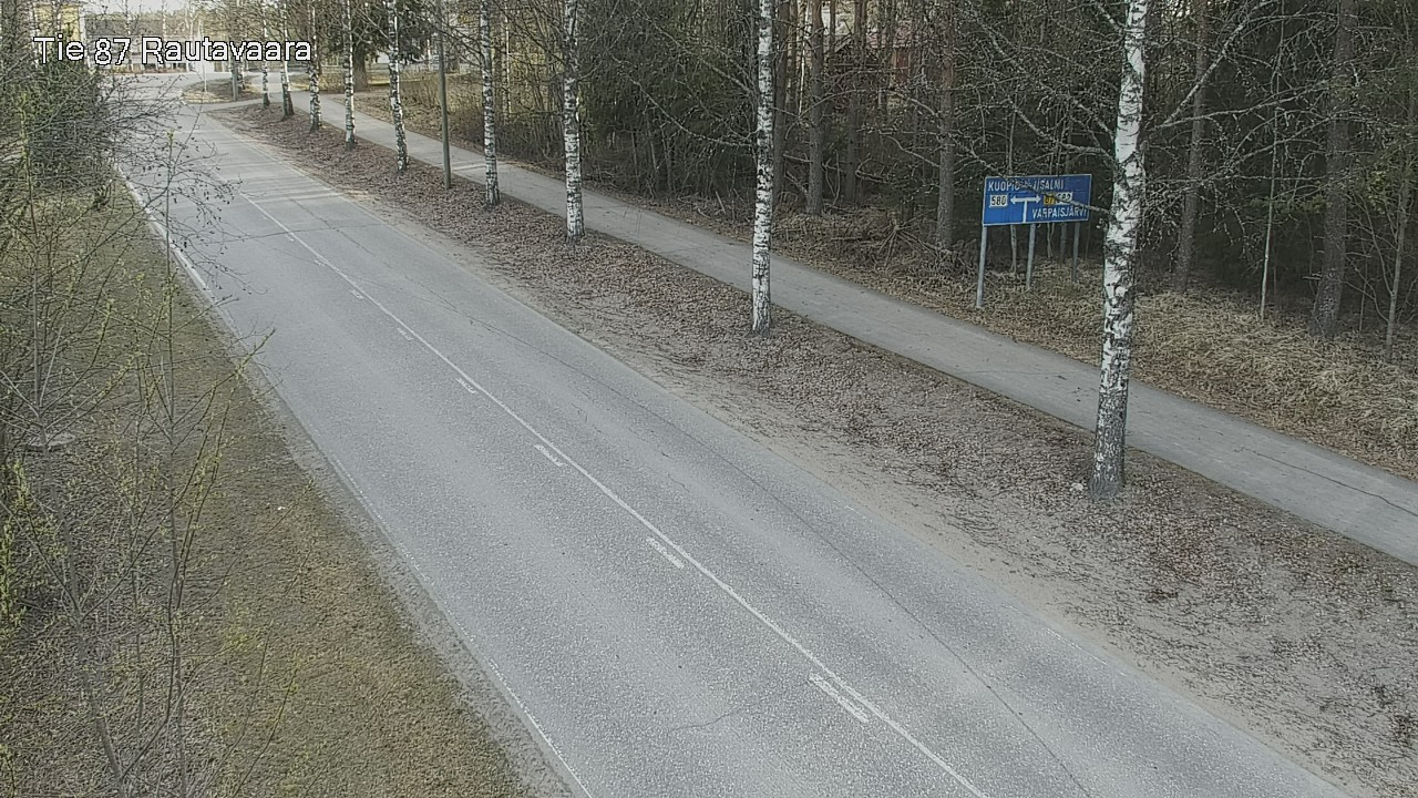 Weather Camera Image Road 87 Rautavaara, Rautavaara, Pohjois-Savo