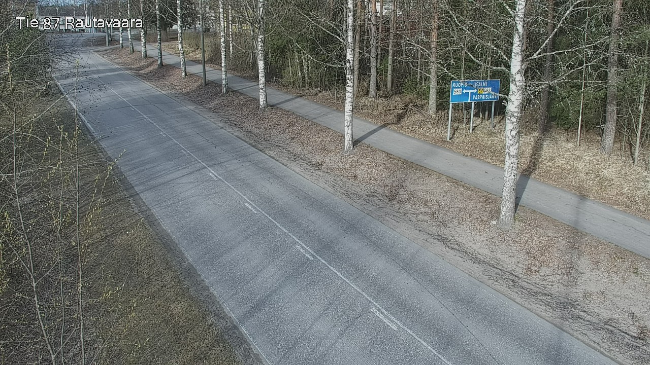 Weather Camera Image Road 87 Rautavaara, Rautavaara, Pohjois-Savo