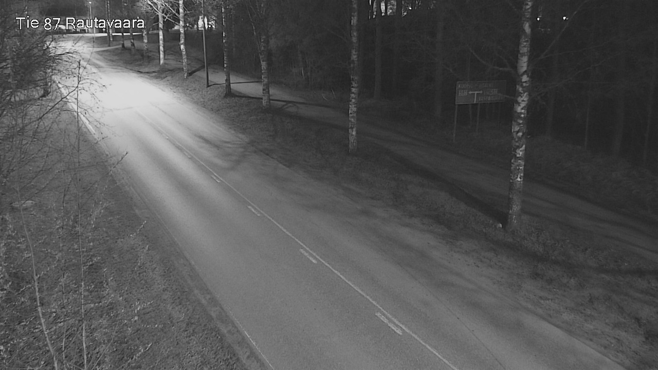 Weather Camera Image Väg 87 Rautavaara, Rautavaara, Pohjois-Savo