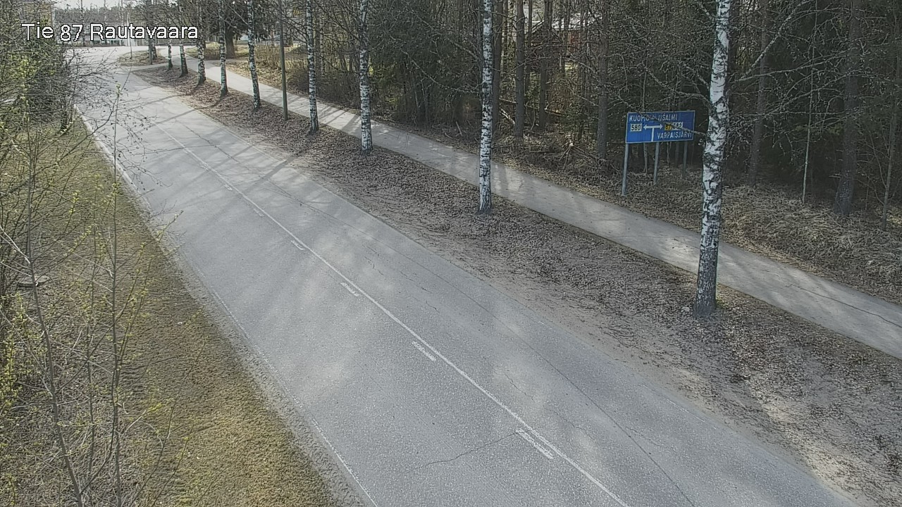 Weather Camera Image Road 87 Rautavaara, Rautavaara, Pohjois-Savo