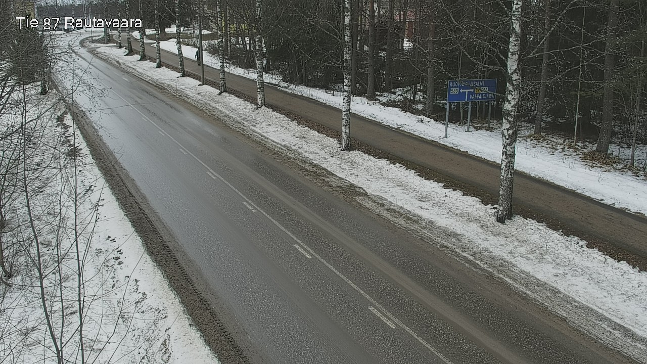 Weather Camera Image Väg 87 Rautavaara, Rautavaara, Pohjois-Savo