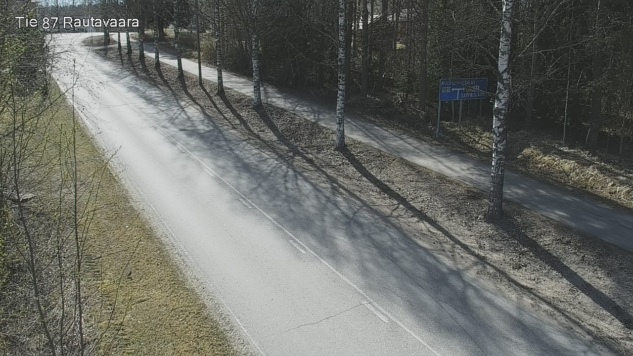 Weather Camera Image Road 87 Rautavaara, Rautavaara, Pohjois-Savo