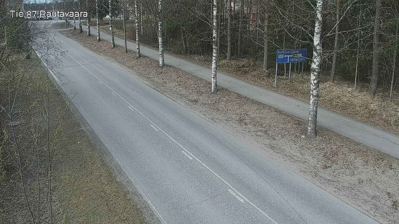 Weather Camera Image Road 87 Rautavaara, Rautavaara, Pohjois-Savo