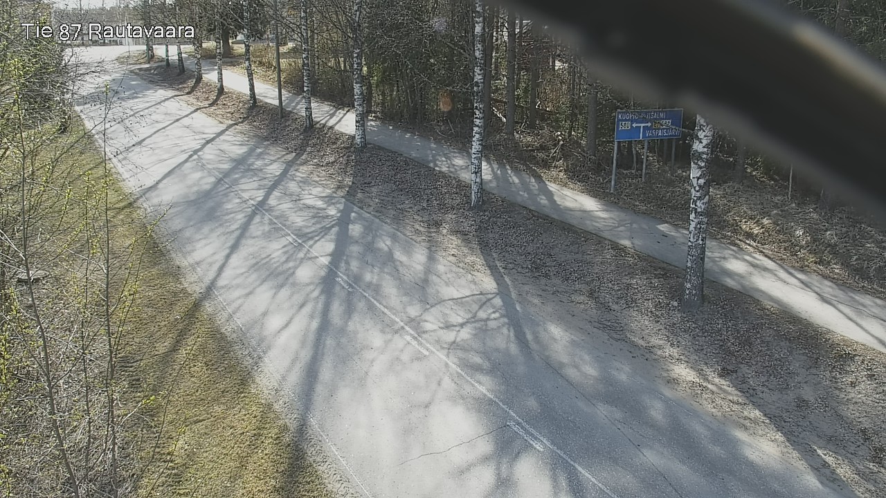 Weather Camera Image Road 87 Rautavaara, Rautavaara, Pohjois-Savo