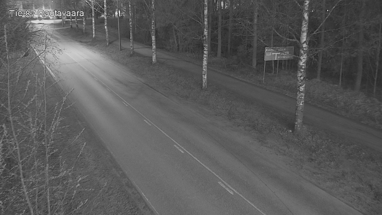 Weather Camera Image Väg 87 Rautavaara, Rautavaara, Pohjois-Savo