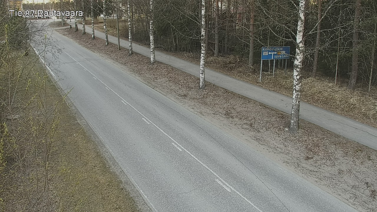 Weather Camera Image Road 87 Rautavaara, Rautavaara, Pohjois-Savo