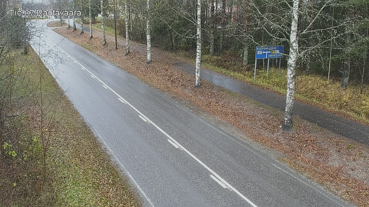 Weather Camera Image Road 87 Rautavaara, Rautavaara, Pohjois-Savo