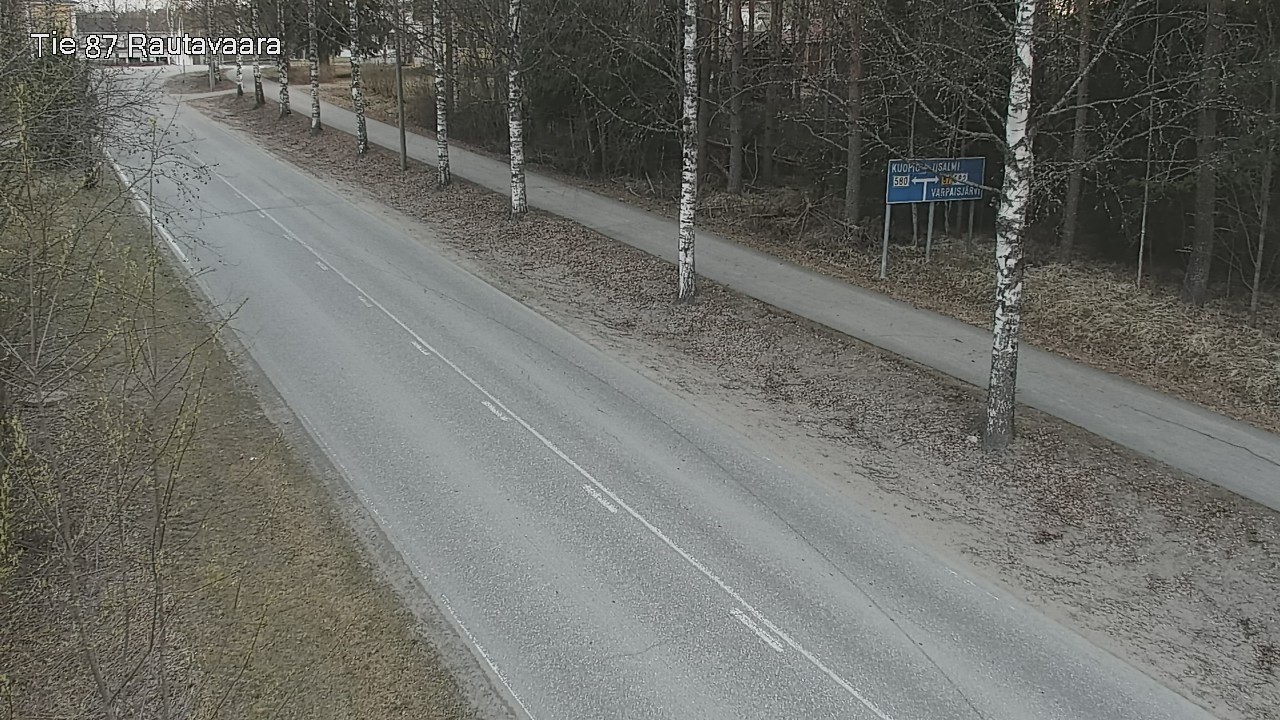 Weather Camera Image Road 87 Rautavaara, Rautavaara, Pohjois-Savo