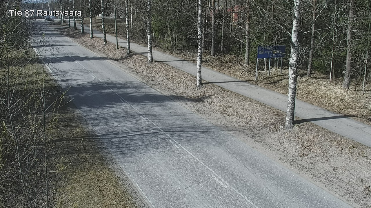 Weather Camera Image Road 87 Rautavaara, Rautavaara, Pohjois-Savo