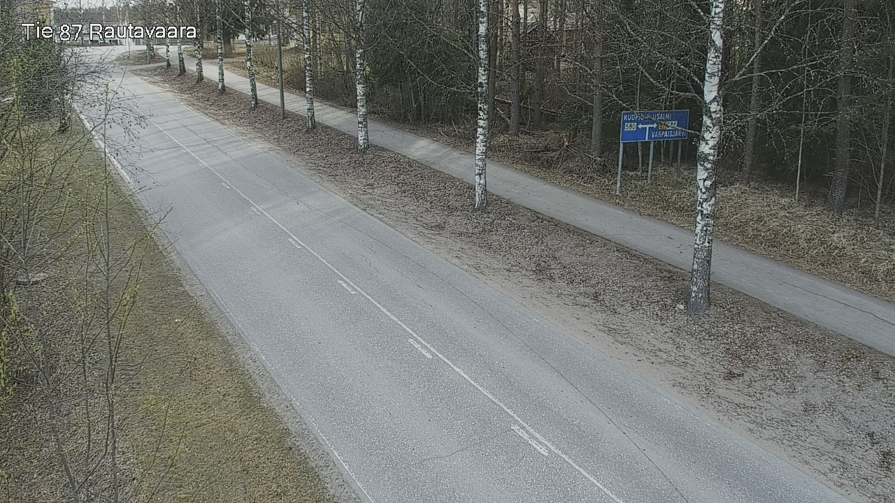 Weather Camera Image Road 87 Rautavaara, Rautavaara, Pohjois-Savo