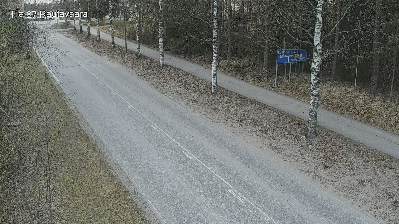 Weather Camera Image Road 87 Rautavaara, Rautavaara, Pohjois-Savo