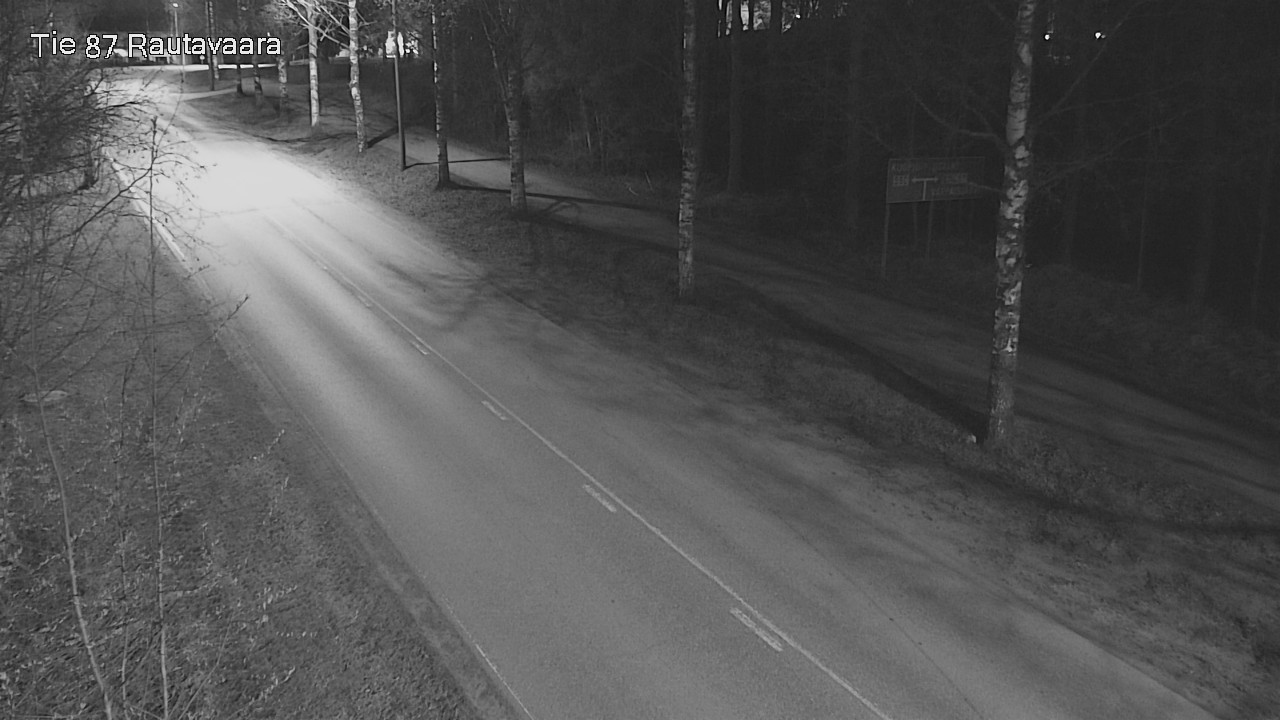 Weather Camera Image Väg 87 Rautavaara, Rautavaara, Pohjois-Savo