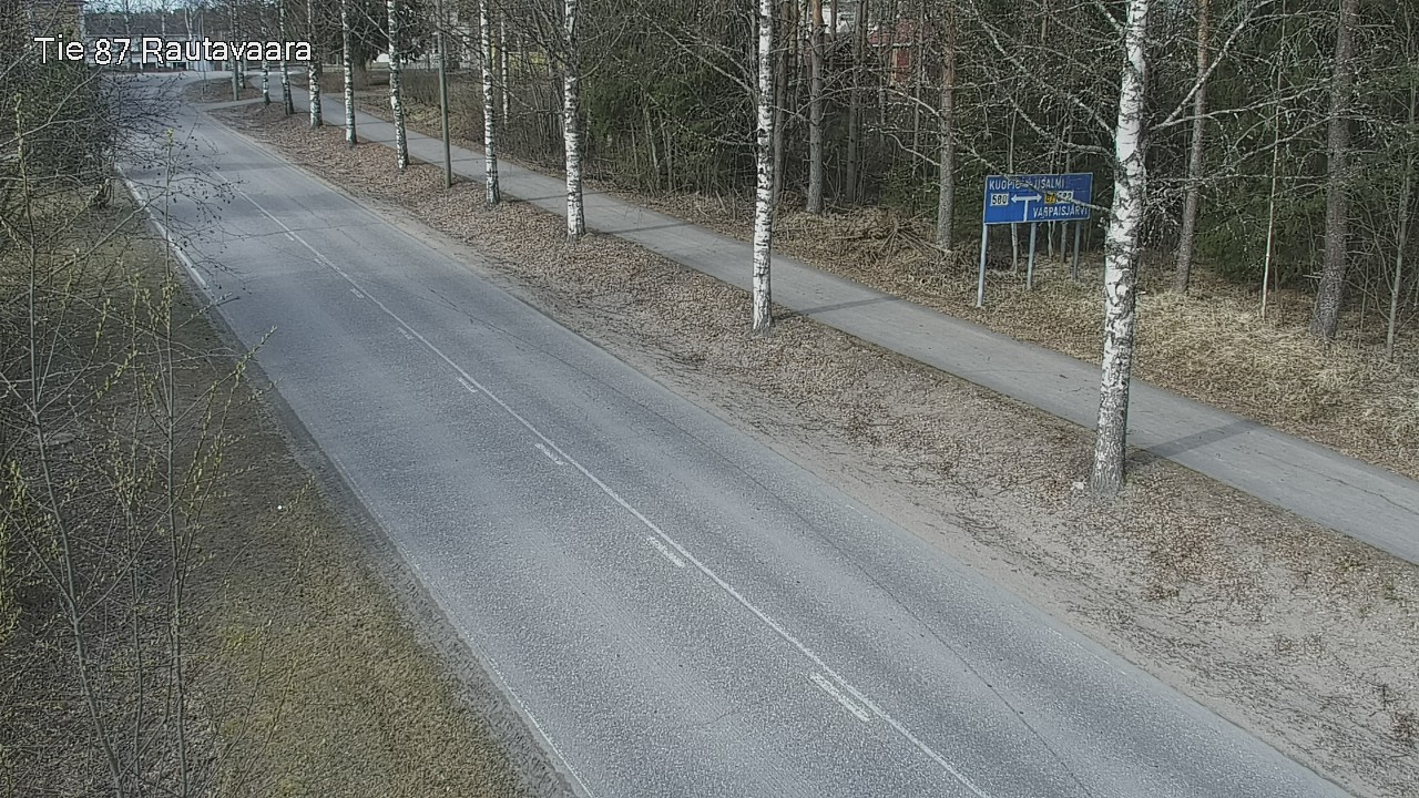 Weather Camera Image Road 87 Rautavaara, Rautavaara, Pohjois-Savo