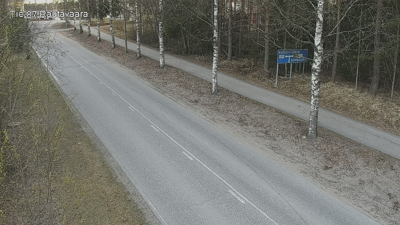 Weather Camera Image Road 87 Rautavaara, Rautavaara, Pohjois-Savo