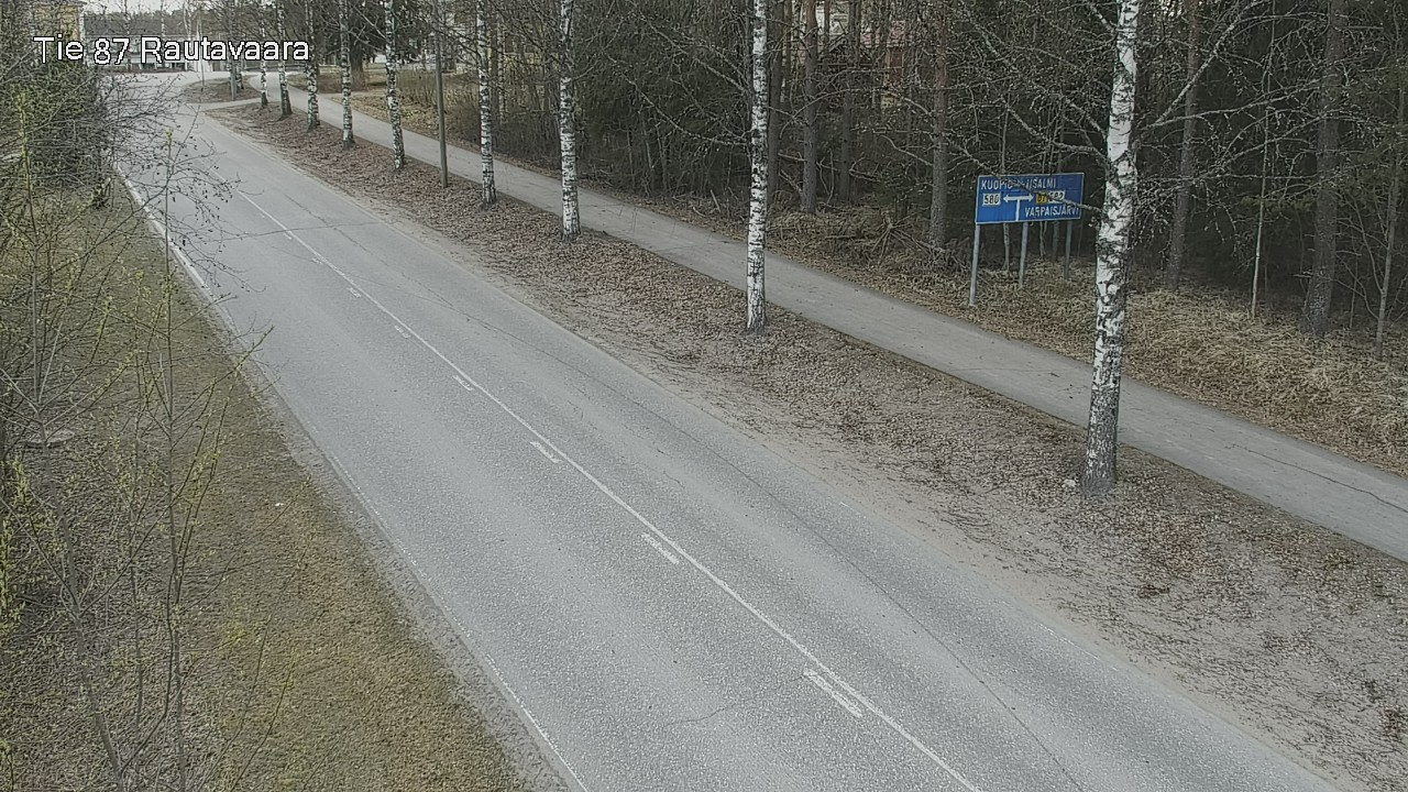 Weather Camera Image Road 87 Rautavaara, Rautavaara, Pohjois-Savo