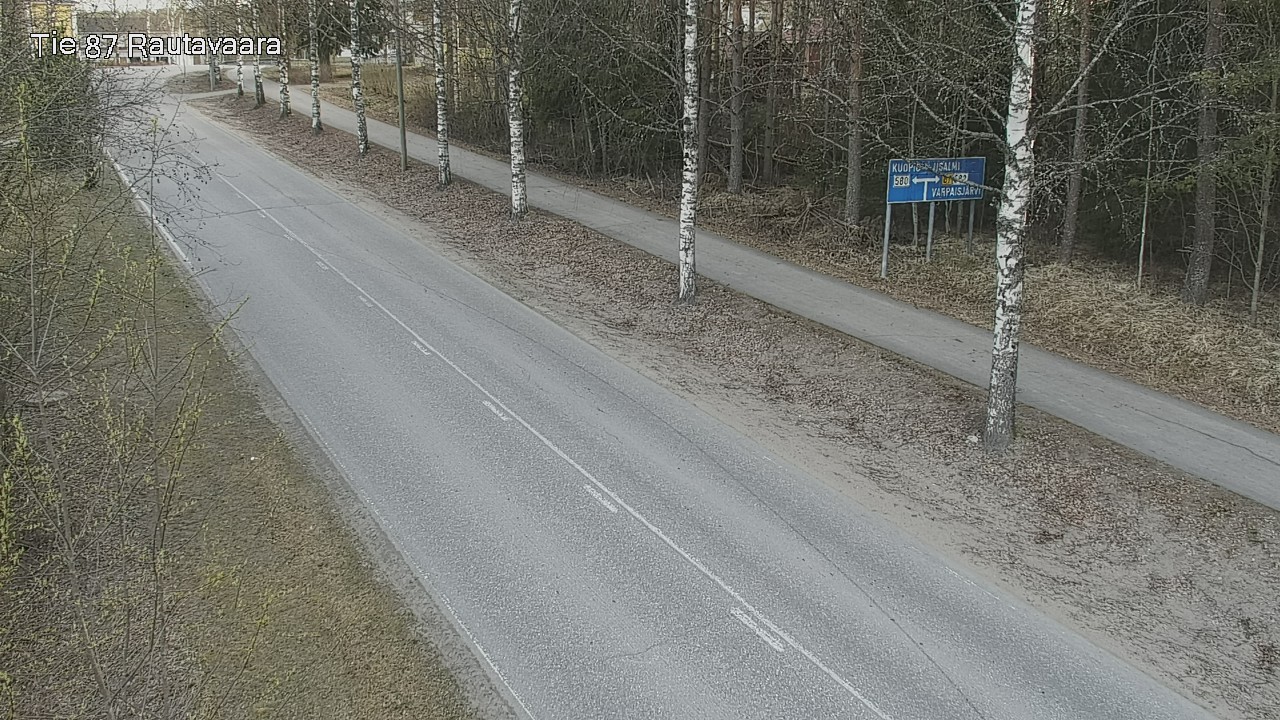 Weather Camera Image Road 87 Rautavaara, Rautavaara, Pohjois-Savo