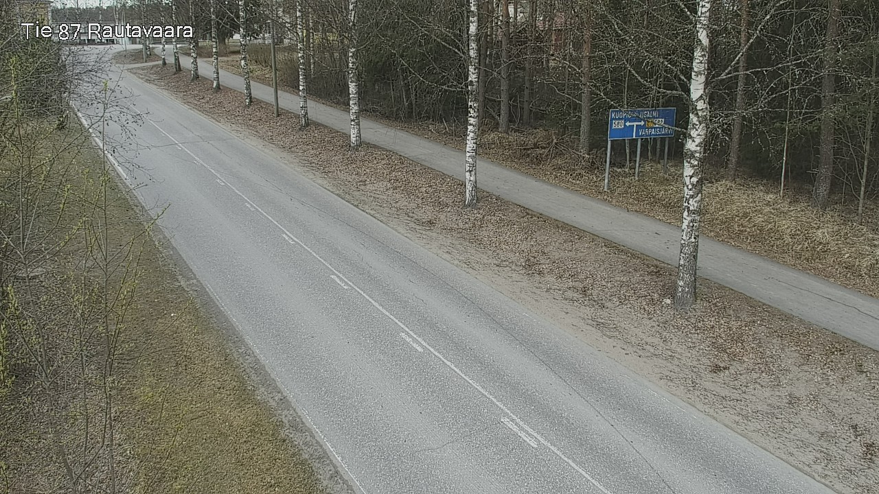 Weather Camera Image Väg 87 Rautavaara, Rautavaara, Pohjois-Savo