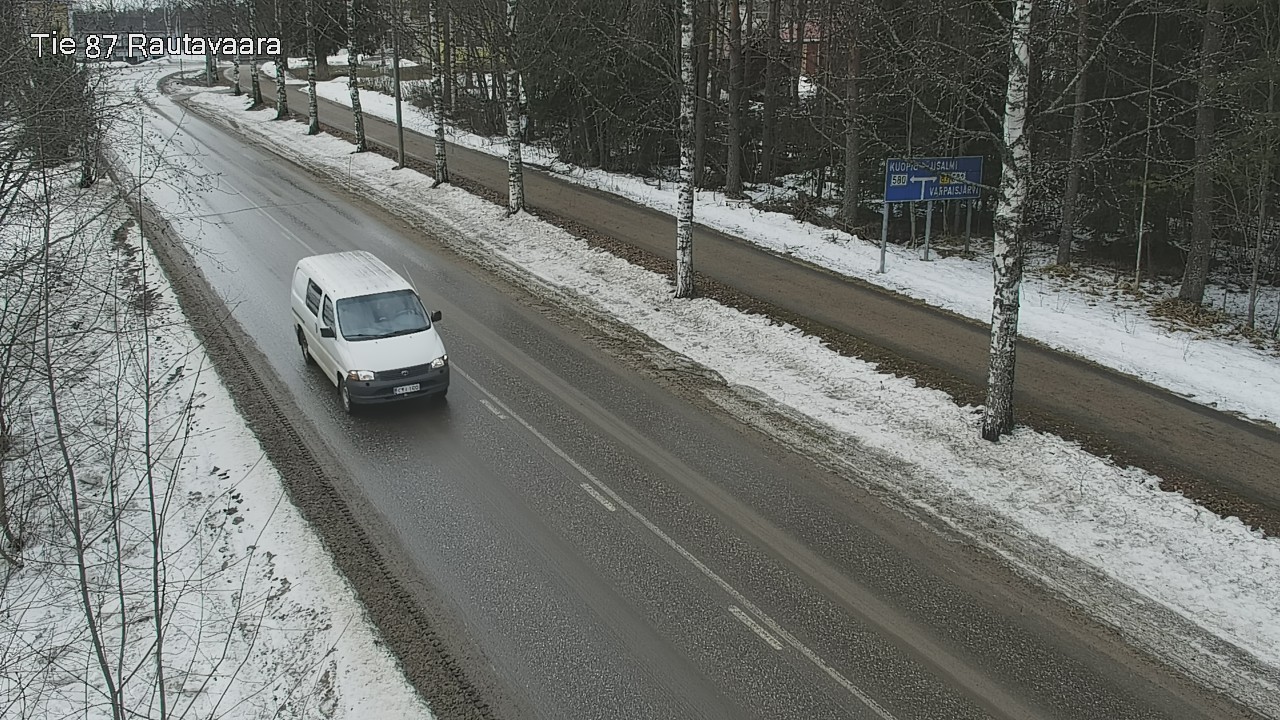 Weather Camera Image Väg 87 Rautavaara, Rautavaara, Pohjois-Savo