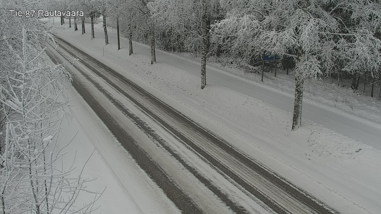 Weather Camera Image Road 87 Rautavaara, Rautavaara, Pohjois-Savo
